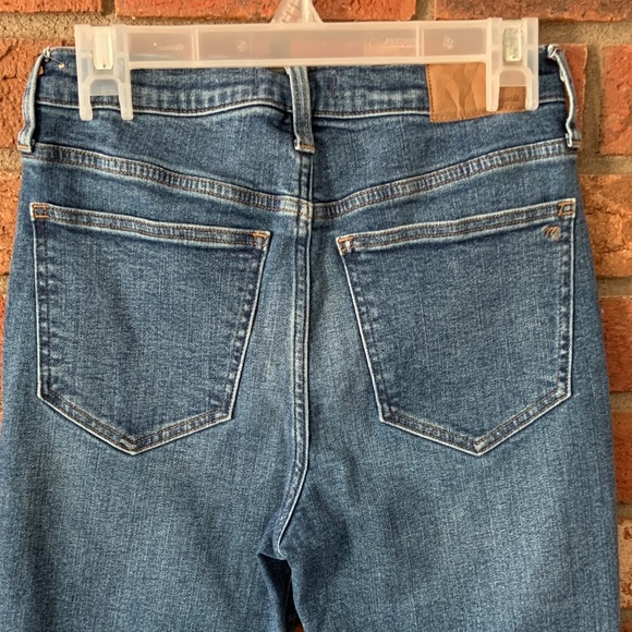 Madewell The Perfect Vintage Jean Blue Denim Tapered Leg Jeans - Picture 5 of 7